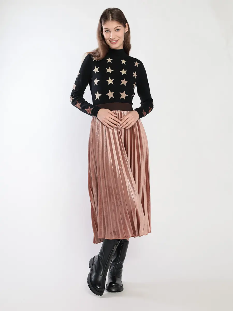 Полусапоги черного цвета с молниями